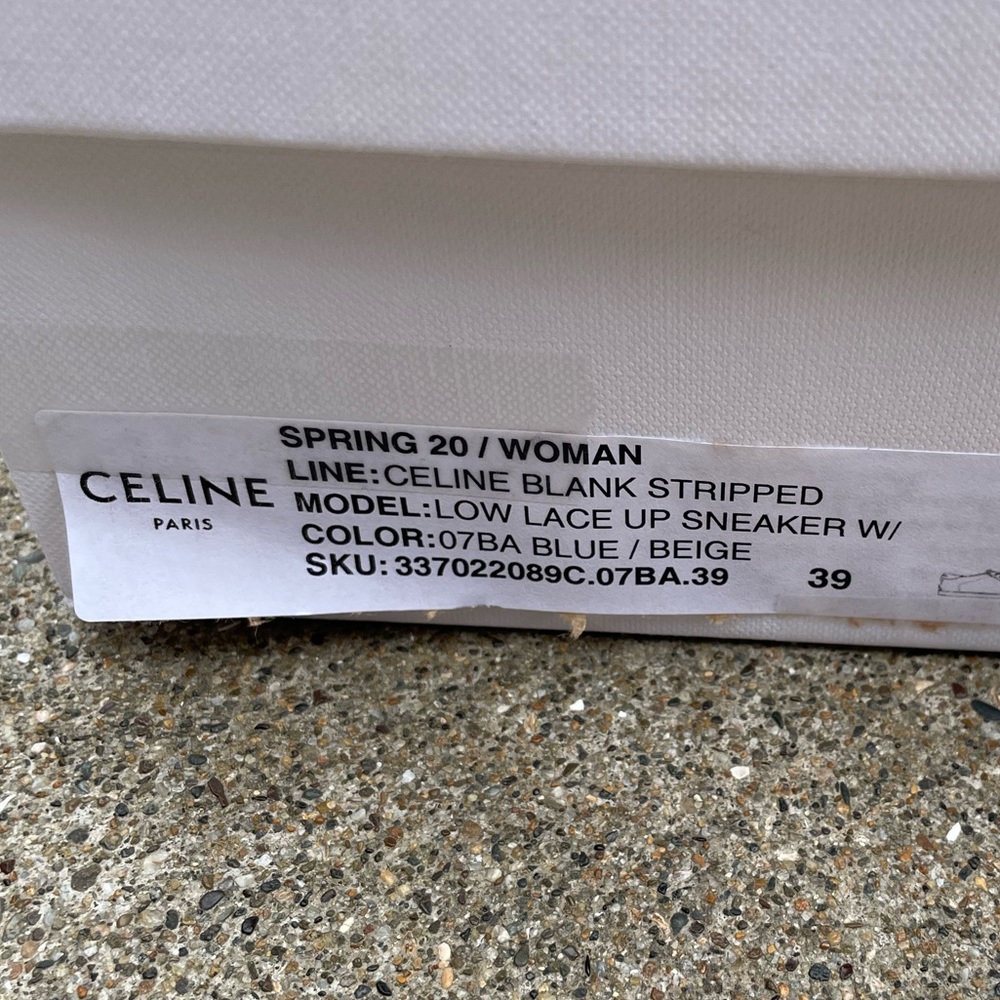 Celine Stripped Low Sneaker - Picture 5 of 5